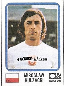 Sticker Miroslaw Bulzacki - FIFA World Cup München 1974 - Panini