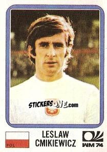 Sticker Leslaw Cmikiewicz - FIFA World Cup München 1974 - Panini