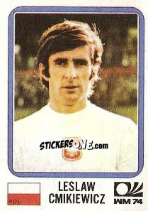 Figurina Leslaw Cmikiewicz - FIFA World Cup München 1974 - Panini