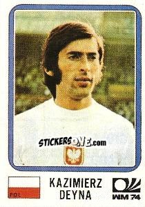 Figurina Kazimierz Deyna - FIFA World Cup München 1974 - Panini