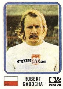 Figurina Robert Gadocha - FIFA World Cup München 1974 - Panini