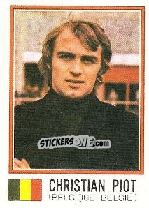 Sticker Christian Piot - FIFA World Cup München 1974 - Panini