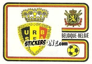 Sticker Belgium Badge - FIFA World Cup München 1974 - Panini