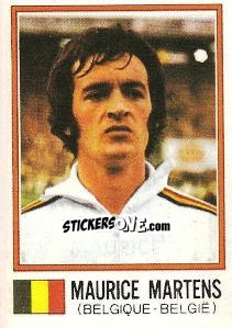 Sticker Maurice Martens - FIFA World Cup München 1974 - Panini