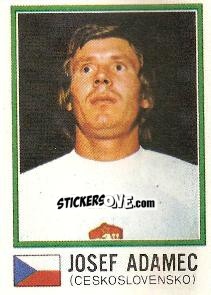 Sticker Josef Adamec - FIFA World Cup München 1974 - Panini