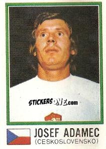 Figurina Josef Adamec - FIFA World Cup München 1974 - Panini