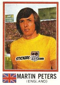 Sticker Martin Peters - FIFA World Cup München 1974 - Panini