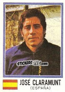 Cromo Jose Claramunt - FIFA World Cup München 1974 - Panini