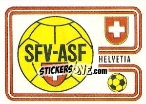 Sticker Switzerland Badge - FIFA World Cup München 1974 - Panini