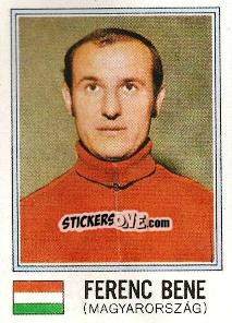 Sticker Ferenc Bene - FIFA World Cup München 1974 - Panini