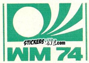 Sticker World Cup 74 Symbol - FIFA World Cup München 1974 n. 3 - Panini