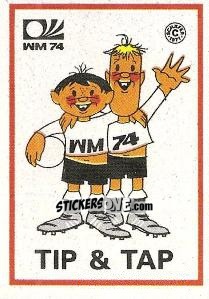 Sticker Mascote - FIFA World Cup München 1974 - Panini