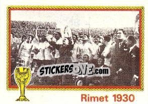 Sticker Uruguay 1930 - FIFA World Cup München 1974 - Panini