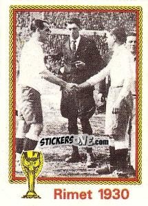 Sticker Nasazzi (uruguay) And Ferreira (argentina) - FIFA World Cup München 1974 - Panini