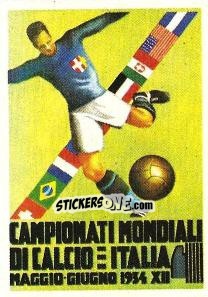 Figurina World Cup 34 Poster - FIFA World Cup München 1974 - Panini