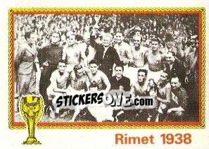 Sticker Italia 1938 - FIFA World Cup München 1974 - Panini