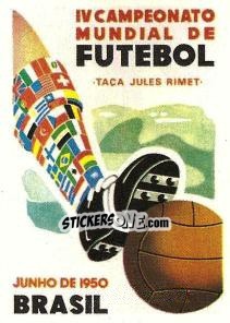 Sticker World Cup 50 Poster - FIFA World Cup München 1974 - Panini