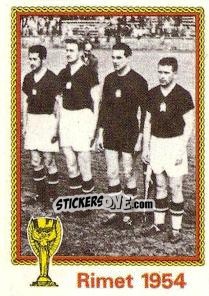 Sticker Hidegkuti / Lorant / Grosics / Puskas (ungaria)