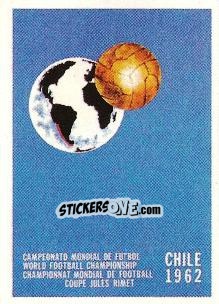 Figurina World Cup 62 Poster - FIFA World Cup München 1974 - Panini