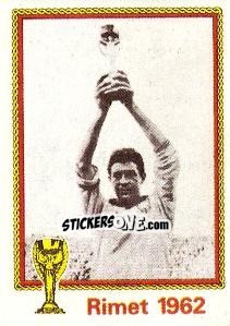 Sticker Mauro (brazilia) And Trophy - FIFA World Cup München 1974 - Panini