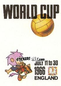 Cromo World Cup 66 Poster - FIFA World Cup München 1974 - Panini