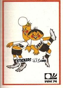 Figurina Mascots - FIFA World Cup München 1974 - Panini