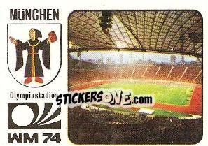 Sticker Olympiastadion - Munchen - FIFA World Cup München 1974 n. 71 - Panini