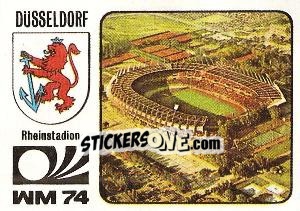 Sticker Rheinstadion - Dusseldorf - FIFA World Cup München 1974 n. 74 - Panini