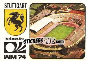 Sticker Neckarstadion - Stuttgart - FIFA World Cup München 1974 n. 75 - Panini