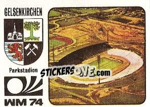 Sticker Parkstadion - Gesenkirchen - FIFA World Cup München 1974 - Panini