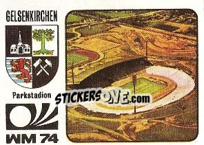 Sticker Parkstadion - Gesenkirchen - FIFA World Cup München 1974 n. 76 - Panini