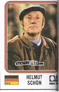 Sticker Helmut Schon - FIFA World Cup München 1974 - Panini