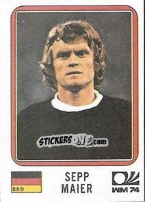 Sticker Sepp Maier - FIFA World Cup München 1974 - Panini