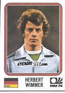 Sticker Herbert Wimmer - FIFA World Cup München 1974 - Panini