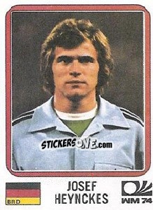 Cromo Josef Heynckes - FIFA World Cup München 1974 - Panini