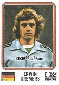 Sticker Erwin Kremers - FIFA World Cup München 1974 - Panini