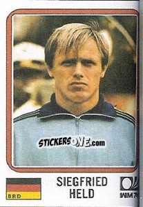 Cromo Siegfried Held - FIFA World Cup München 1974 - Panini