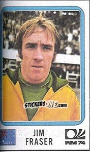 Cromo Jim Fraser - FIFA World Cup München 1974 - Panini