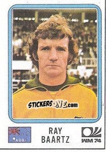 Sticker Ray Baartz - FIFA World Cup München 1974 - Panini