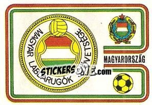 Cromo Hungaria Badge - FIFA World Cup München 1974 - Panini
