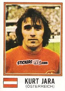 Sticker Kurt Jara - FIFA World Cup München 1974 - Panini