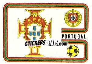 Sticker Portugal Badge - FIFA World Cup München 1974 - Panini