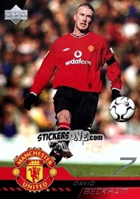 Figurina David Beckham - Manchester United 2001-2002 Trading Cards - Upper Deck