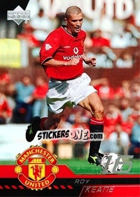 Sticker Roy Keane - Manchester United 2001-2002 Trading Cards - Upper Deck