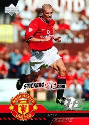 Sticker Roy Keane - Manchester United 2001-2002 Trading Cards n. 2 - Upper Deck