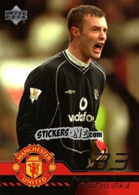 Sticker Paul Rachubka - Manchester United 2001-2002 Trading Cards - Upper Deck