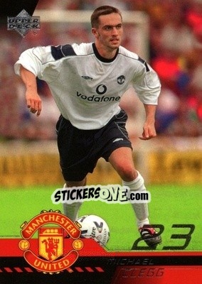 Sticker Michael Clegg - Manchester United 2001-2002 Trading Cards - Upper Deck