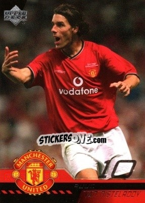 Sticker Ruud Van Nistelrooy - Manchester United 2001-2002 Trading Cards n. 28 - Upper Deck