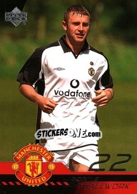 Sticker Ronnie Wallwork - Manchester United 2001-2002 Trading Cards - Upper Deck