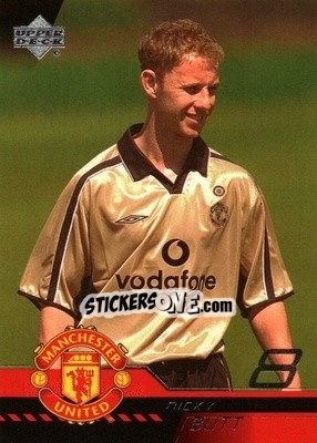 Sticker Nicky Butt - Manchester United 2001-2002 Trading Cards n. 42 - Upper Deck